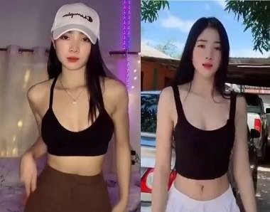 Poster of Cô gái đẹp trên TikTok đã chia sẻ bướm hồng xinh xắn trên mạng xã hội