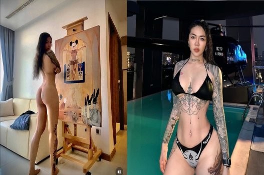 Poster of Làm tình Thủy Tạ chỗ kín dâm đầy hình xăm