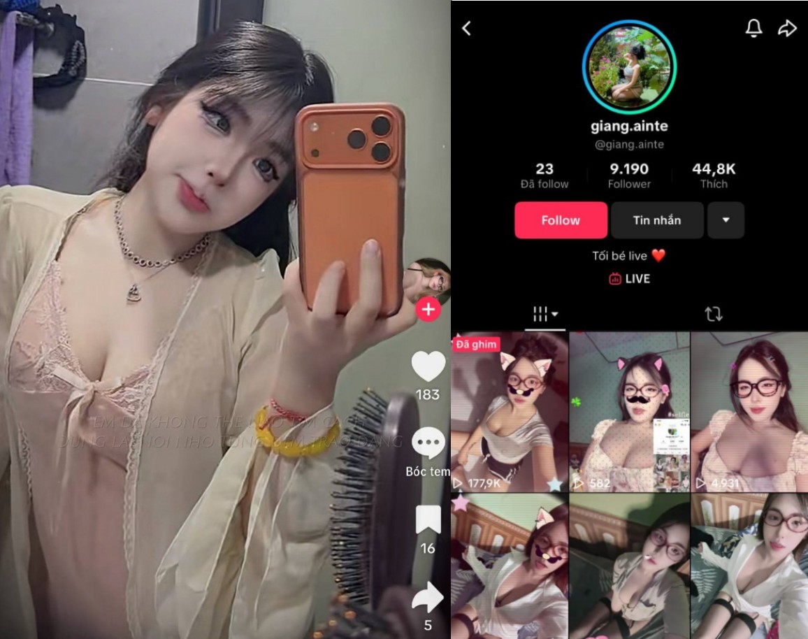 Poster of Video sex em idol TikTok mông cong